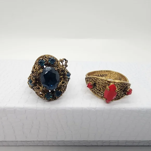 Adjustable Vintage West Germany Rings - Picture 3 of 14